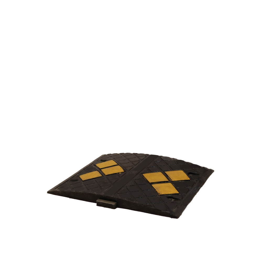 سرعت گیر لاستیکی 50*60 با پیچ و رولپلاک